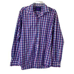 Tallia Men's Lavender & Blue Buttoned Down Shirt